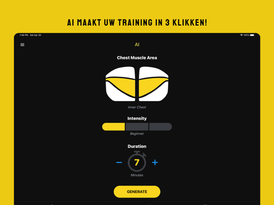 Chestify - AI Fitness Workout iPad app afbeelding 2