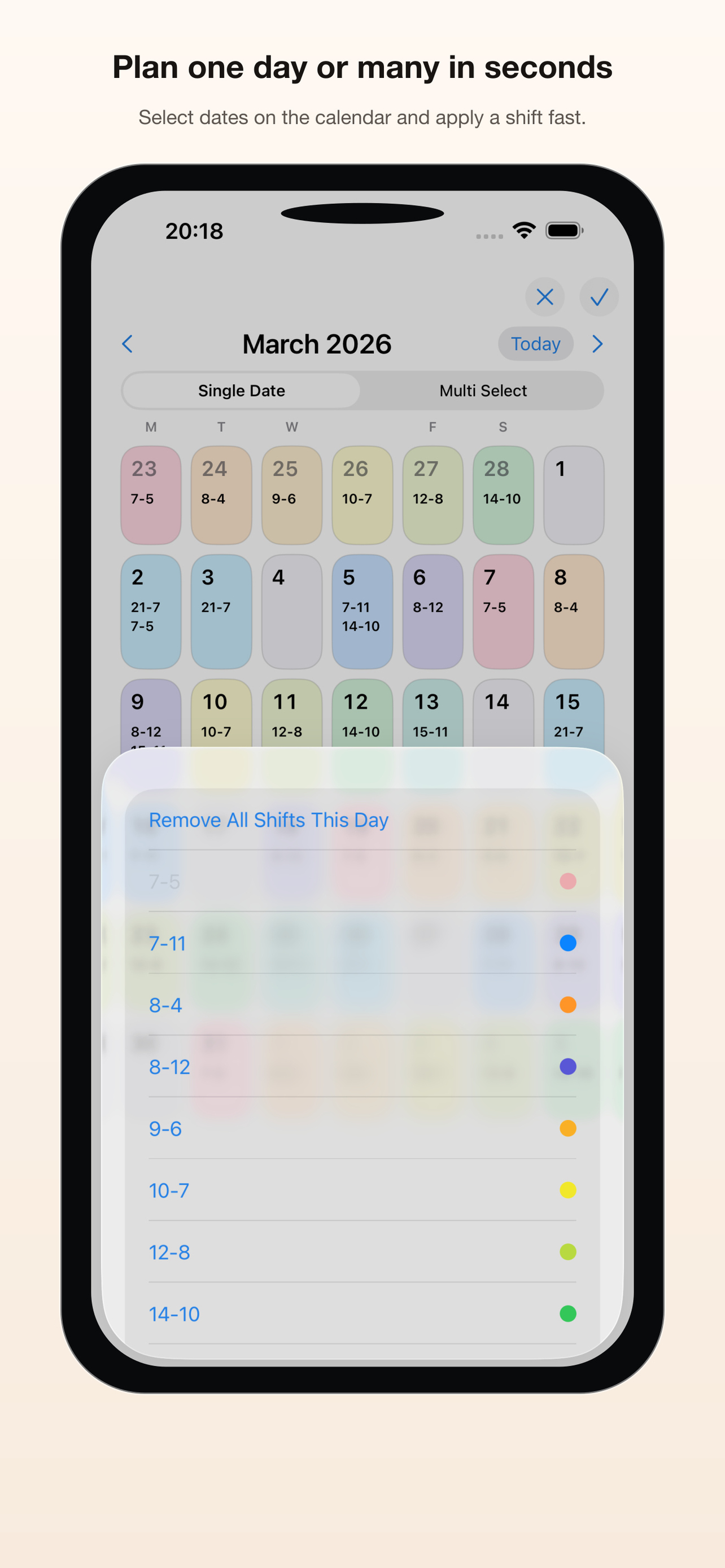 Shift Calendar Alarm screenshot 4