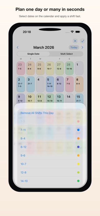 Shift Calendar Alarm Screenshot 4 of 10