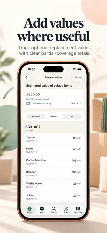 PackQR: House Move Box Scanner screenshot 9 of 10