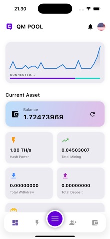 QM POOL – Quadra Mining Pool screenshot