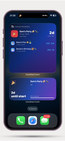 CountDown: Event Tracker Screenshot 3 of 6
