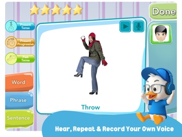 iPractice Verbs iPad screenshot