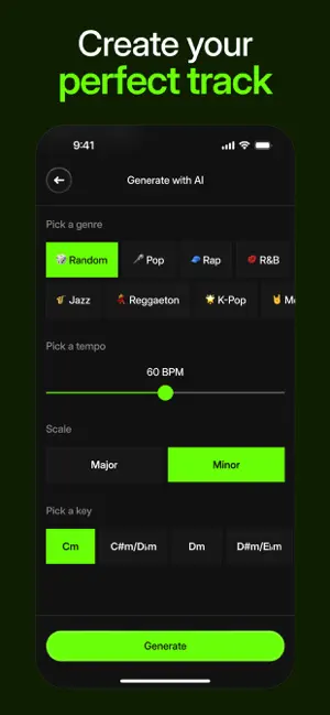 AI Backing Track Generator screenshot 1
