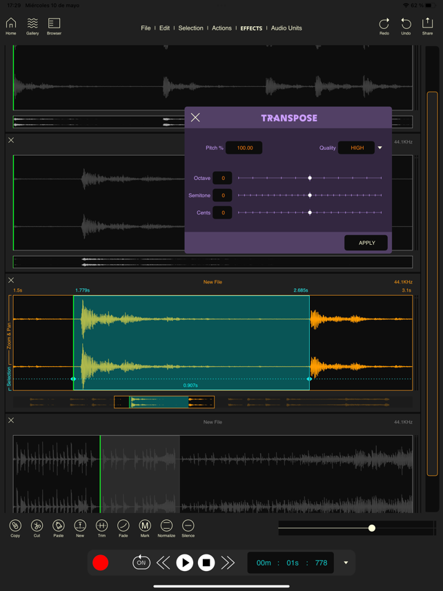 Wavebox Audio Editor Screenshot