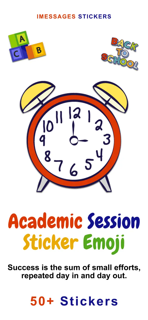 Screenshot #1 pour Academic Session Sticker Emoji
