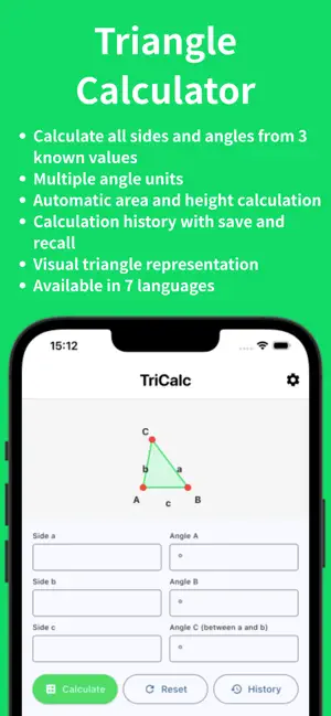 TriCalc: screenshot 1
