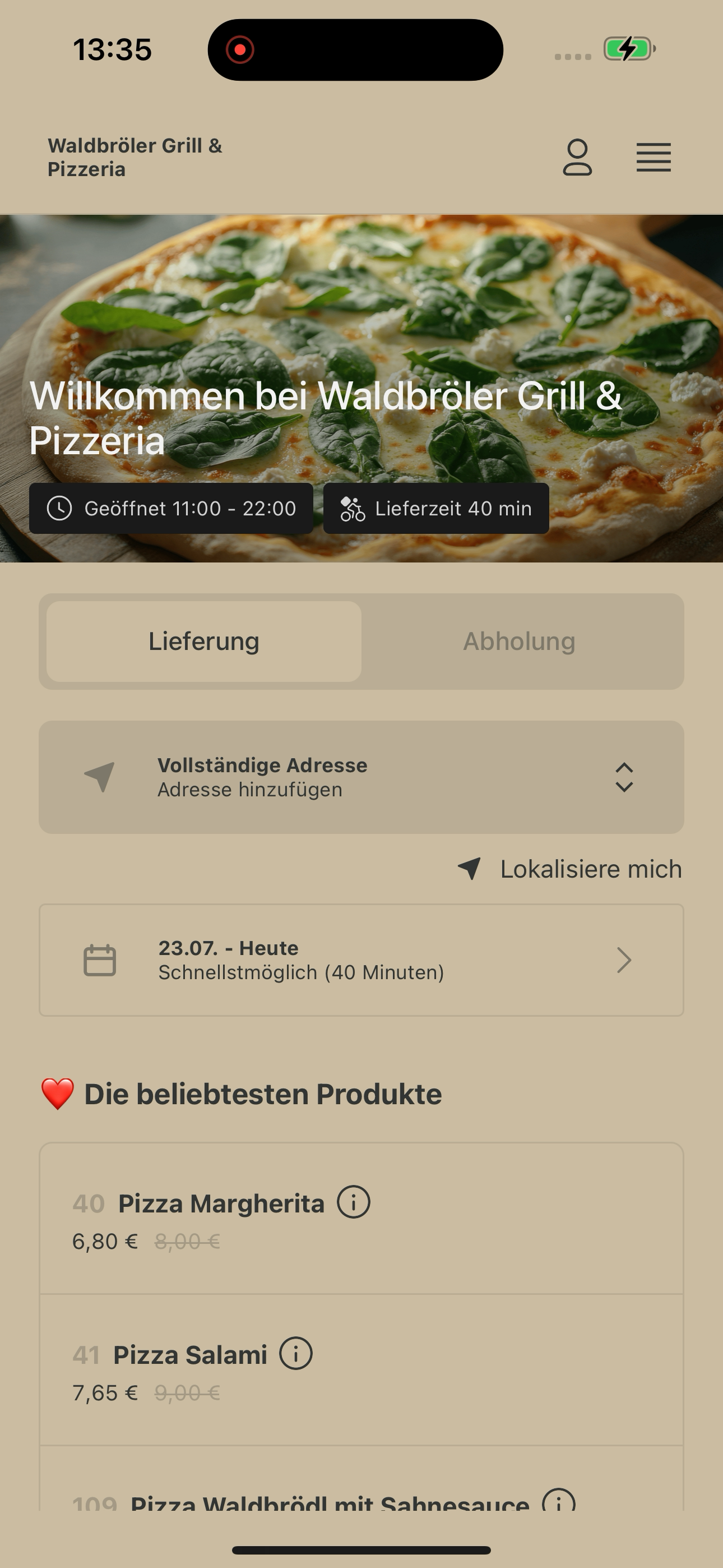 Waldbröler Grill & Pizzeria DE screenshot 3