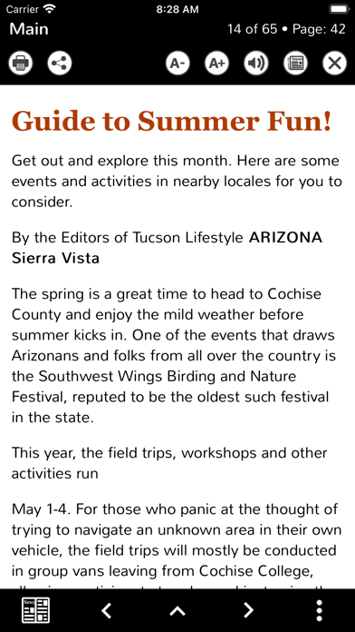 Tucson Lifestyle Magazine Screenshot