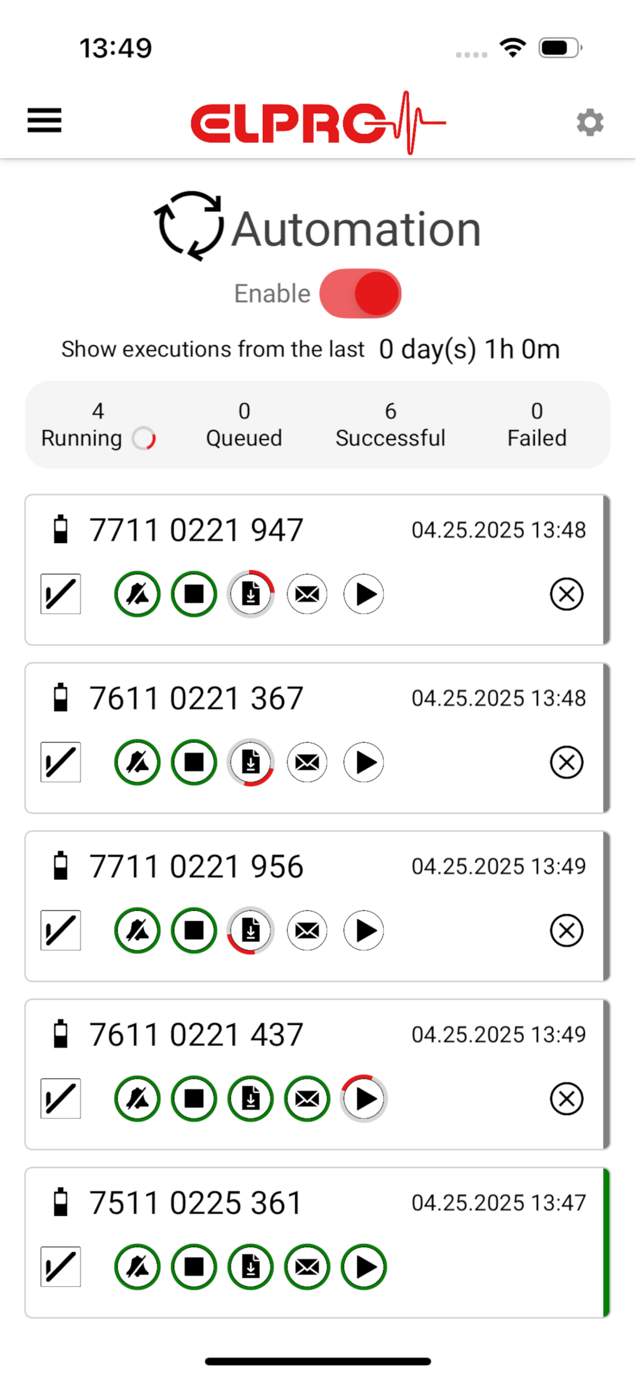 LIBERO Cx BLE screenshot 2