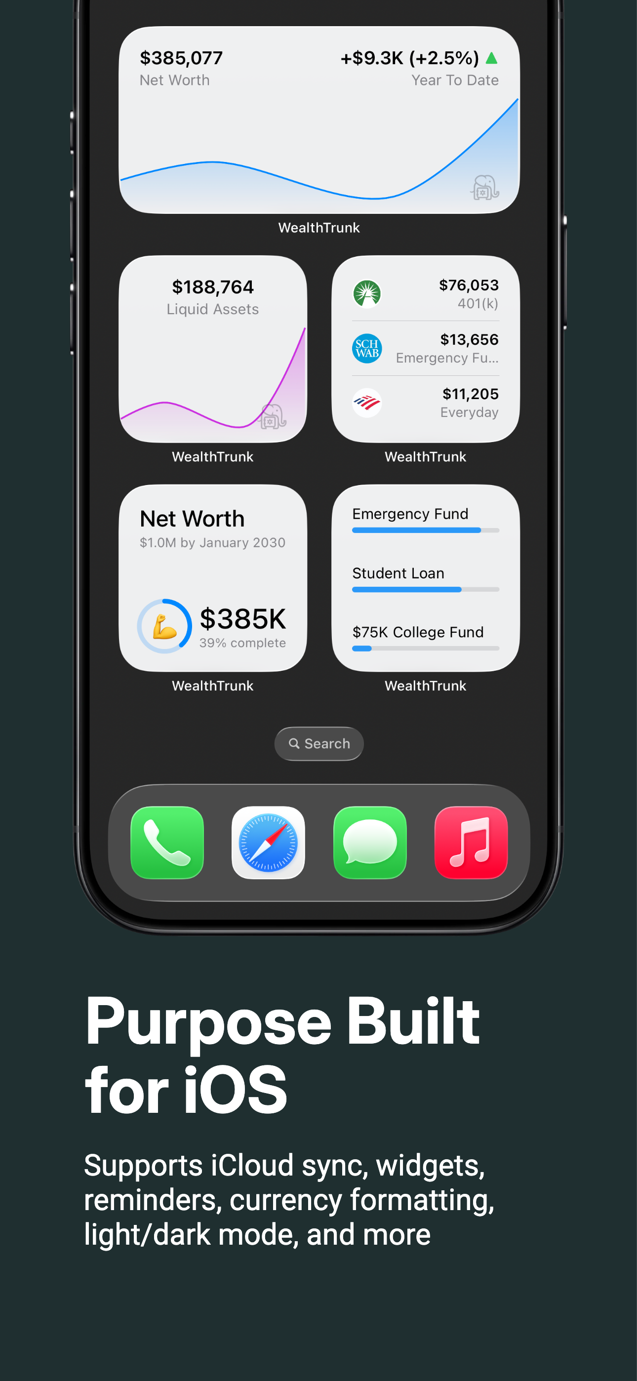 WealthTrunk: Net Worth Tracker screenshot 7