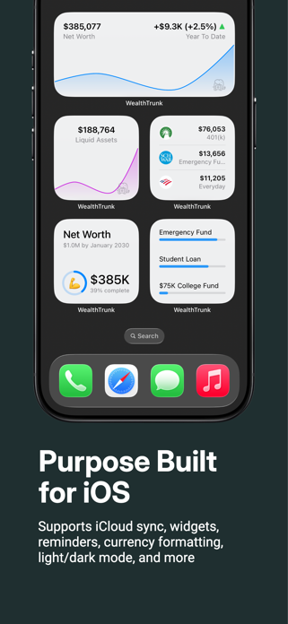 WealthTrunk: Net Worth Tracker Screenshot 6 of 8