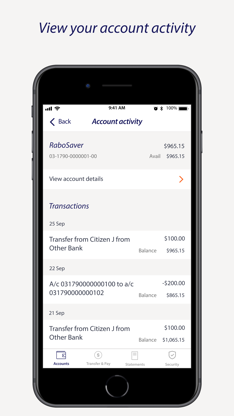 Rabobank Online Savings NZ screenshot 4