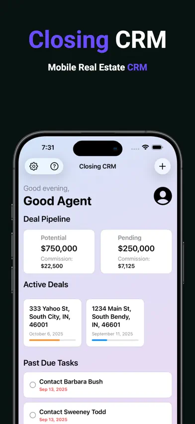 Closing CRM - Real Estate screenshot 1