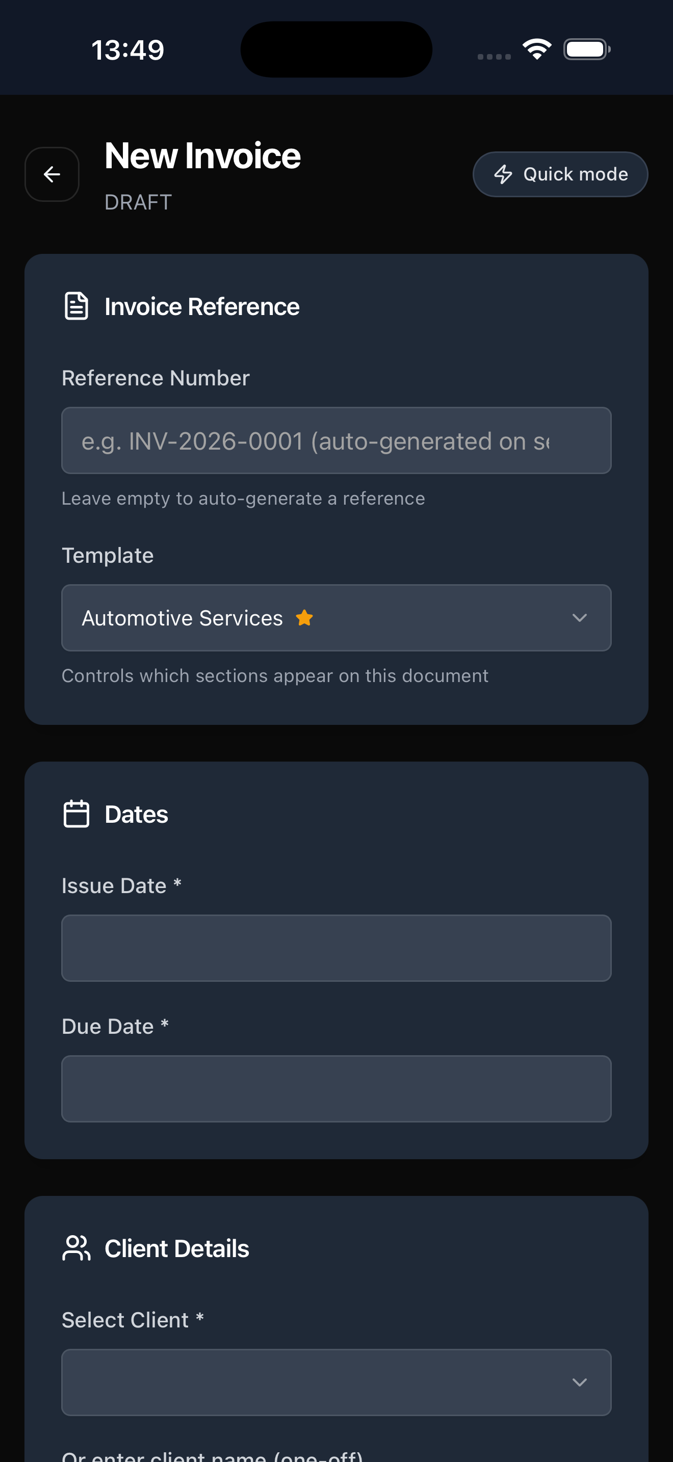 InvoiceMe - App screenshot 3