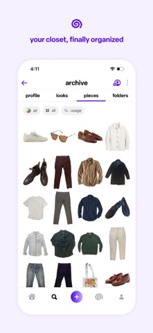 archive: outfit tracker Screenshot 4 of 5