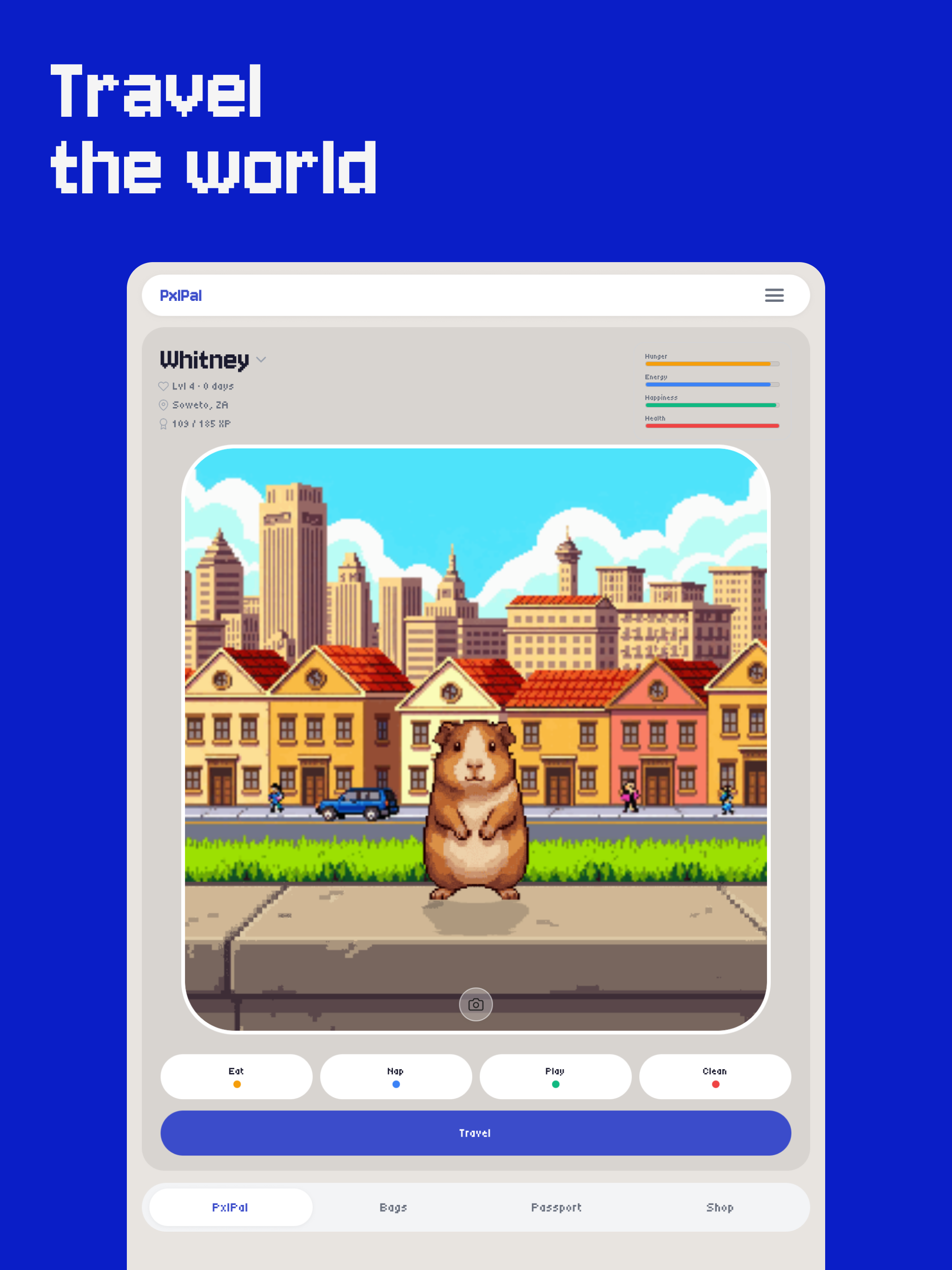 PxlPal: Virtual Pet Travel screenshot 10