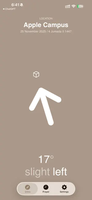 Ilhaam Qibla: Prayer Direction screenshot 3