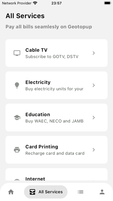 Geotopup: Pay Bills & Earn Screenshot