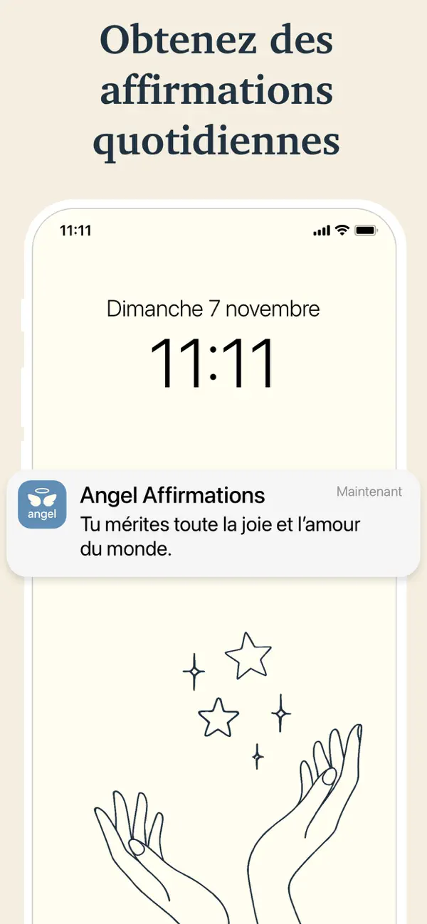 Screenshot #1 pour Angel - Affirmations agréables
