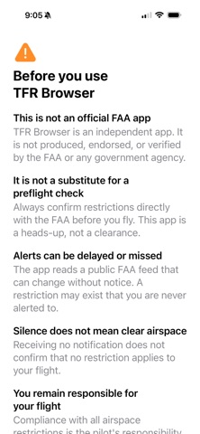 TFR Browser Screenshot 4 of 5