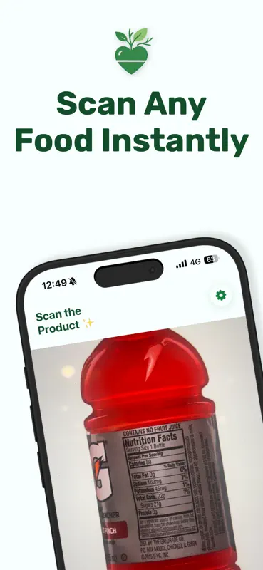 Food Scanner: AI Label Check screenshot 1 of 5