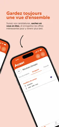 Capture d'écran de MyAccent sur iPhone 2