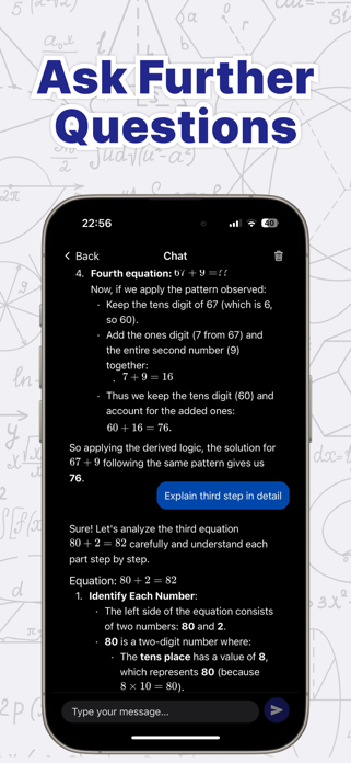 Math Help AI: Solve Questions Screenshot 3 of 3