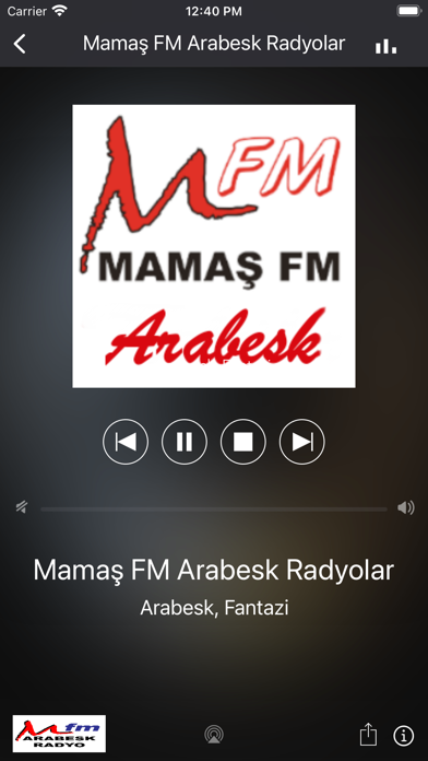 Mamas FM Arabesk Screenshot