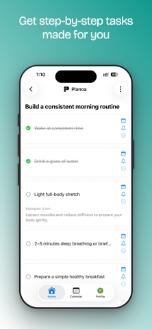 Planoa: AI Goal & Task Planner Screenshot 2 of 5