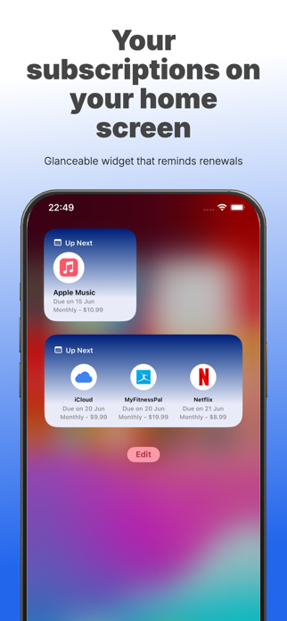 SnapSub: Subscription Tracker Screenshot 7 of 7