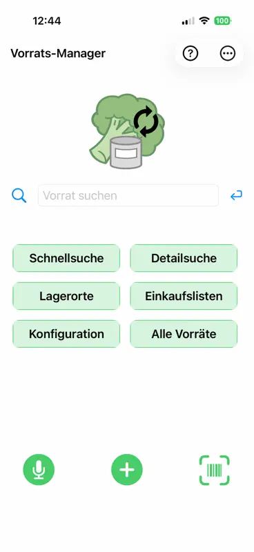 VorratsManager screenshot 1 of 5