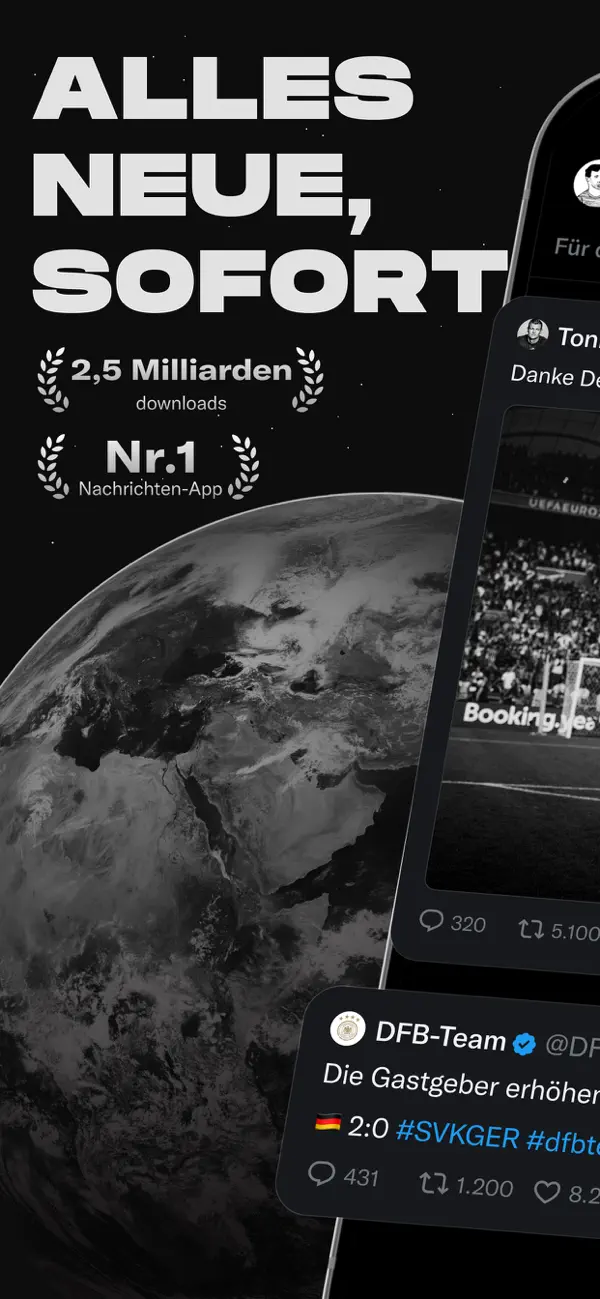 Twitter Modded screenshot 1 - iOS app interface