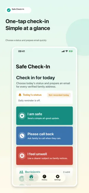 Safe Check-In: Safety Monitor screenshot 1