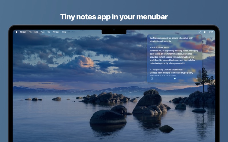BarNotes app screenshot