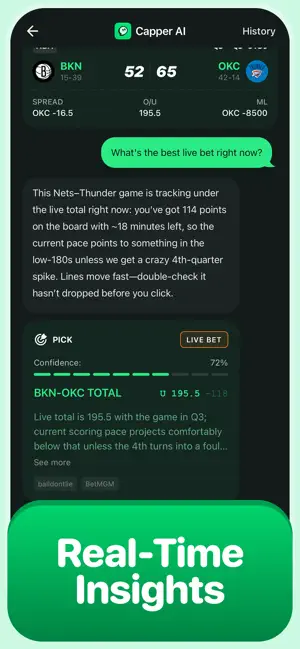 Capper: AI Sports Betting screenshot 3