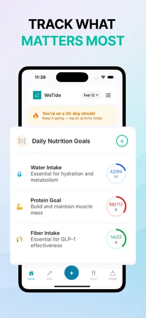 WeTide: GLP-1 Tracker screenshot 3