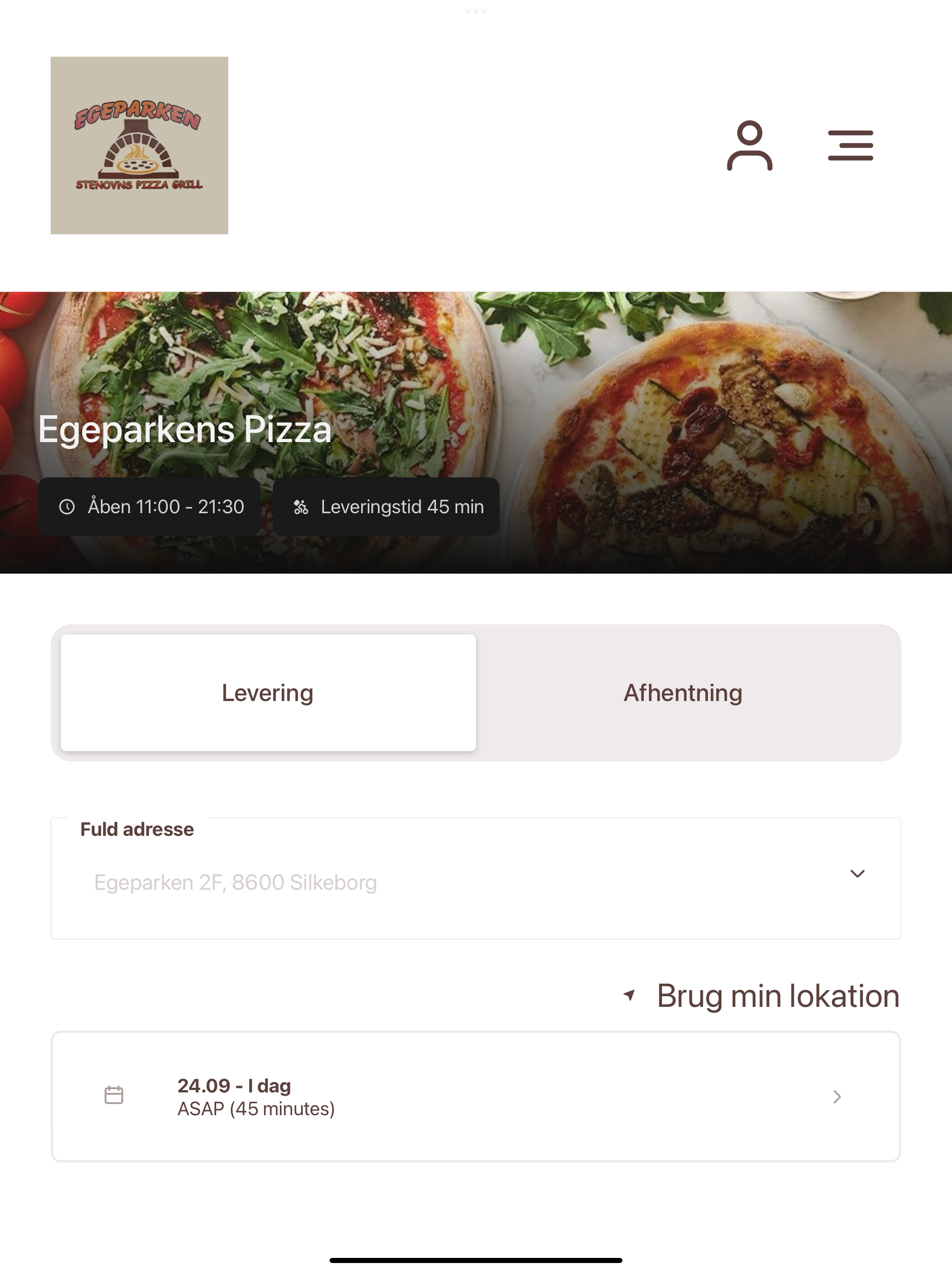 Egeparkens Pizza