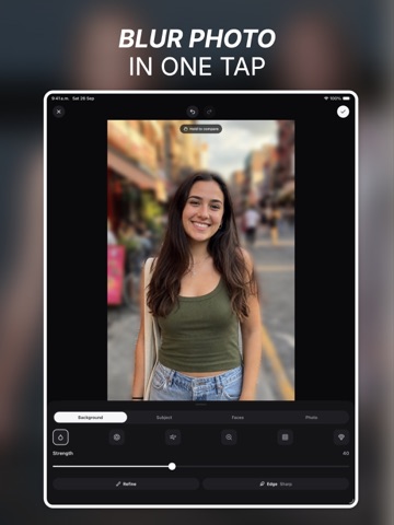 Blur Photo Face & Background