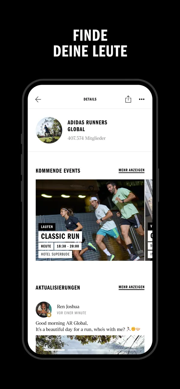 adidas Running: Tracking App iPhone App Screenshot 7 – Gesundheit & Fitness