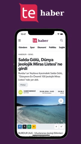 TE Bilişim: Haber Yazılımıのおすすめ画像2