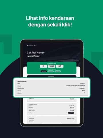 E Plat: Cek Pajak Kendaraan iPad screenshot 3