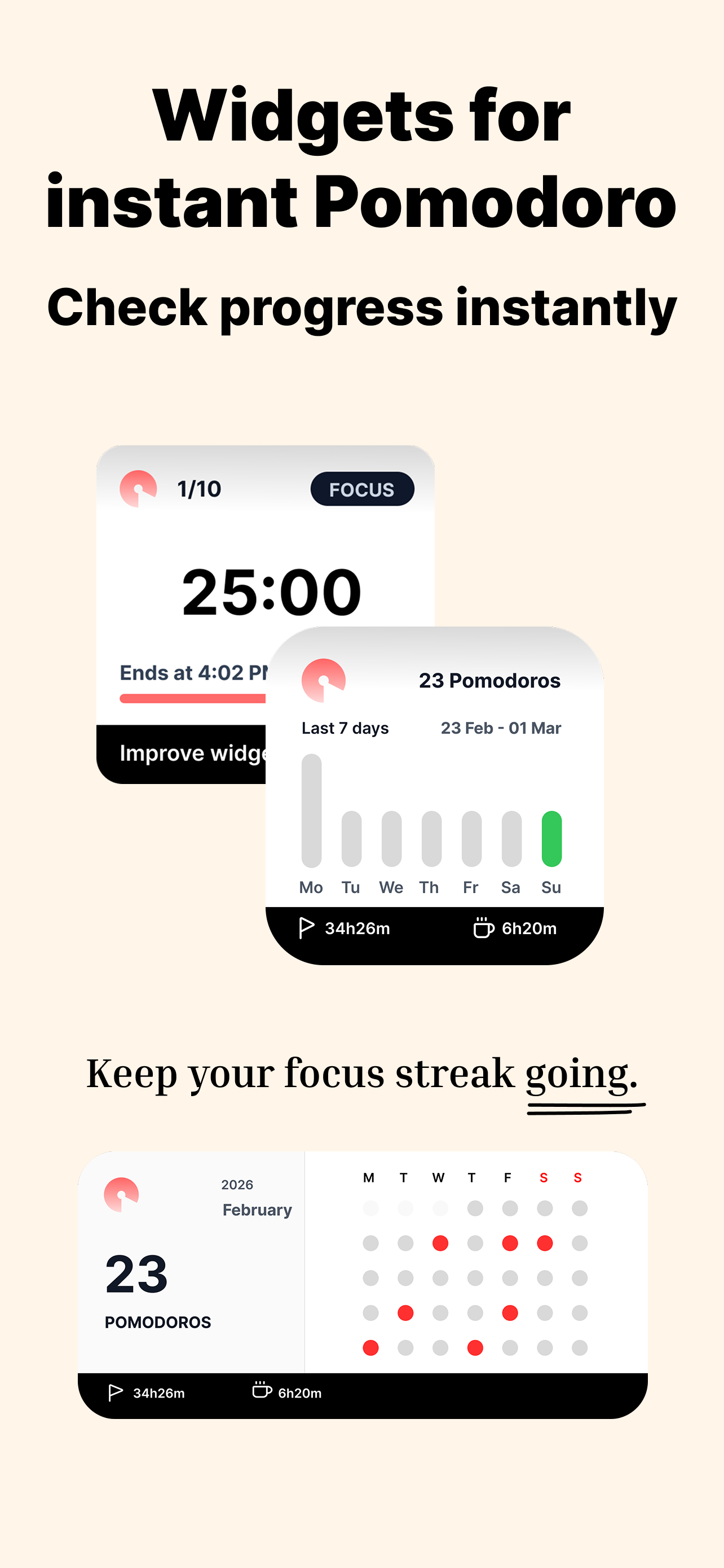 Pomodoro Focus Timer : Study