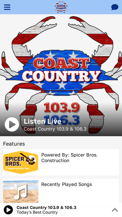 Coast Country 103.9 & 106.3 Screenshot