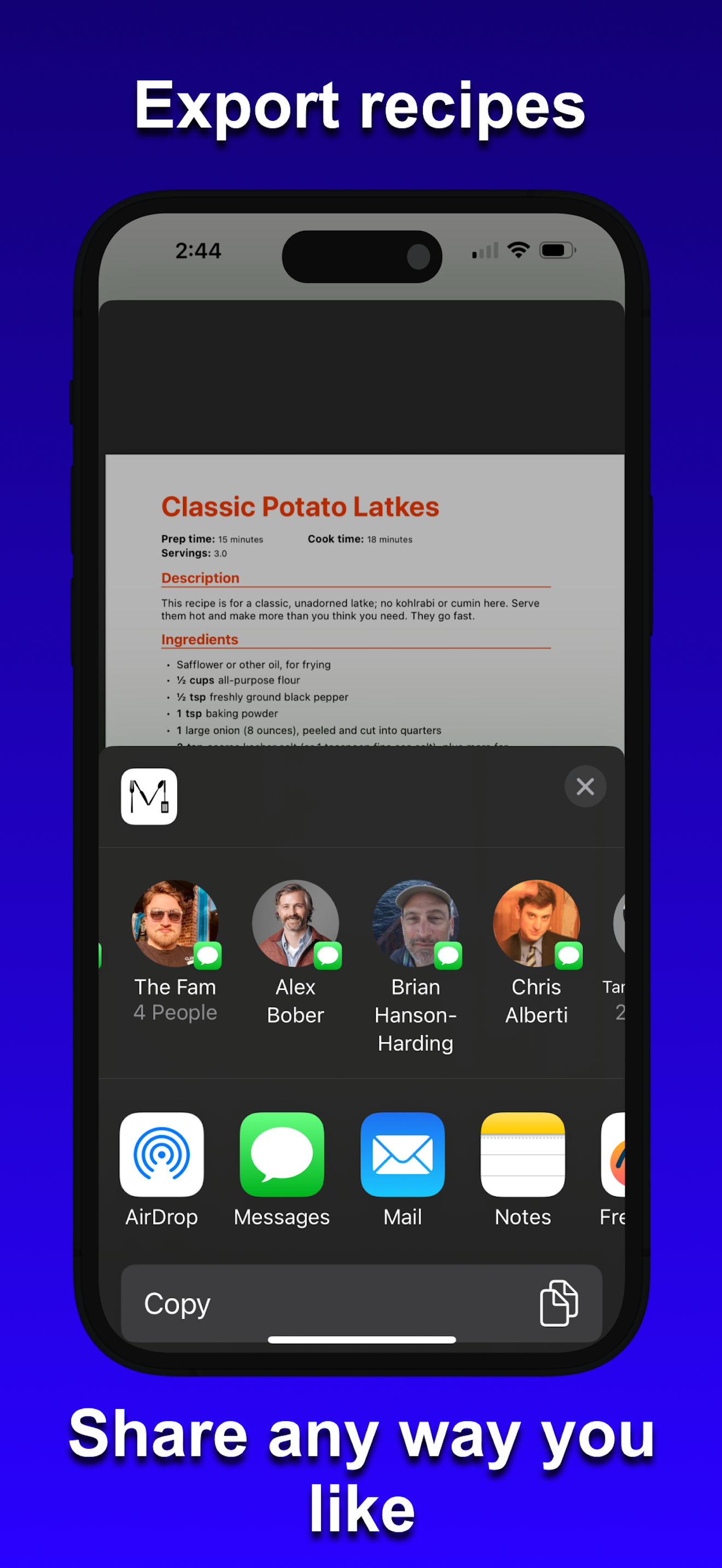 Marinate: Social cookbooks screenshot 5