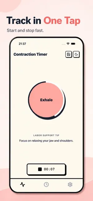 Contraction Timer: Labor Prep screenshot 2