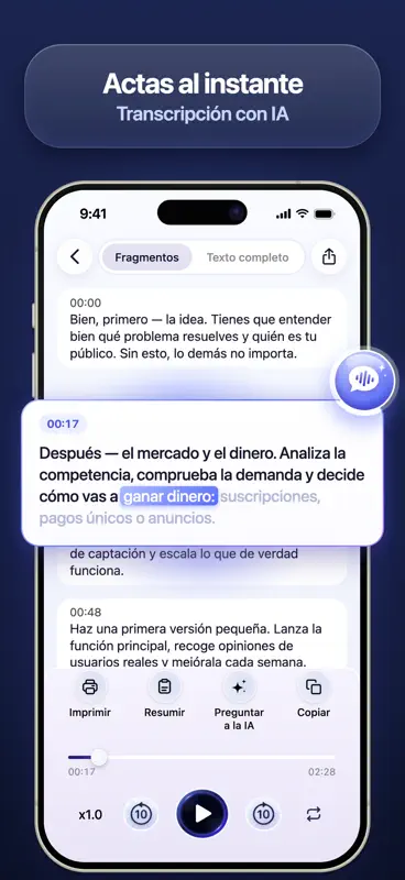 Nota de Voz - Microfono App screenshot 2 of 9