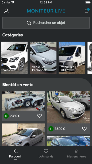 Moniteur des Ventes Screenshot