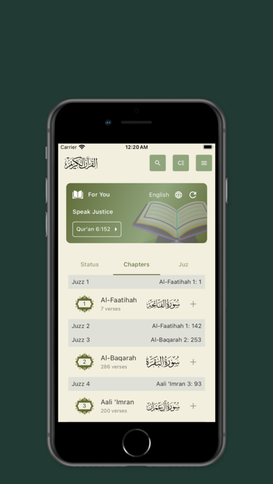 Quran Tagalog-English Screenshot