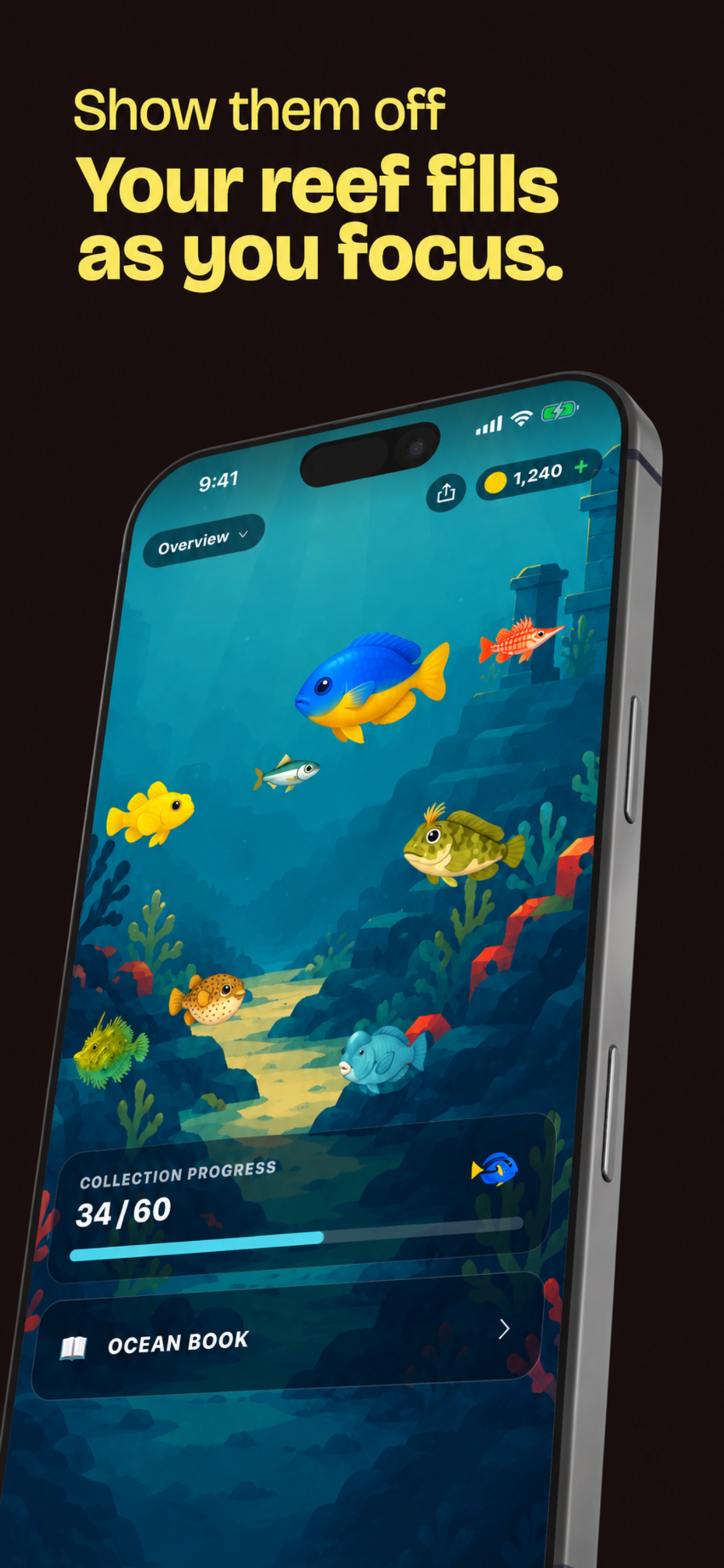 Reefie: Dive into Focus screenshot 2